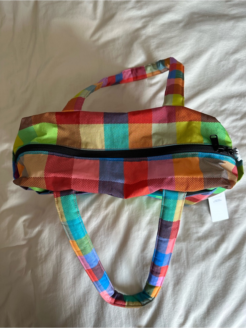 NWT BAGGU Madras Everyday Cloud Bag (ECB) - Picture 5 of 11
